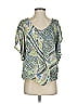 Maeve Green Short Sleeve Blouse Size 0 - photo 1