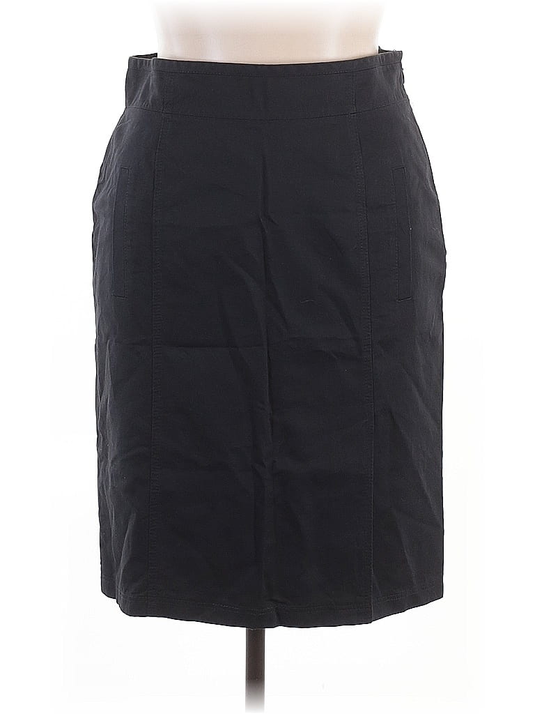 Ann Taylor Factory Solid Black Formal Skirt Size 16 - photo 1