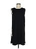 St. John Solid Black Casual Dress Size M - photo 1