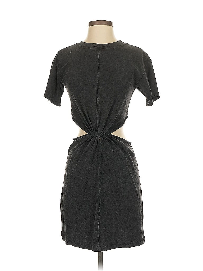 L Space 100% Cotton Solid Black Gray Casual Dress Size S - photo 1