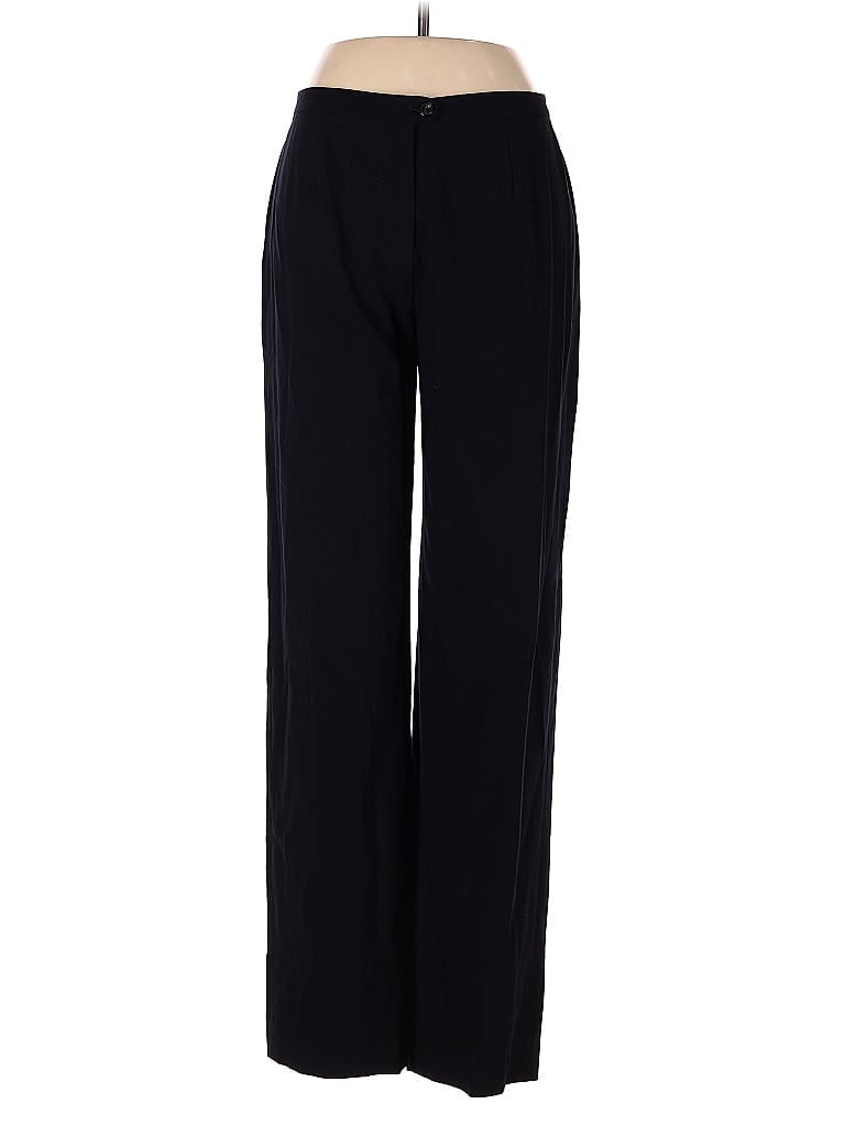 Giorgio Armani 100% Newwool Black Wool Pants Size EU 38 / US 8 - photo 1