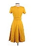eShakti Yellow Casual Dress Size XS - photo 2