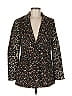 Saylor Animal Print Brown Blazer Size M - photo 1