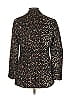 Saylor Animal Print Brown Blazer Size M - photo 2