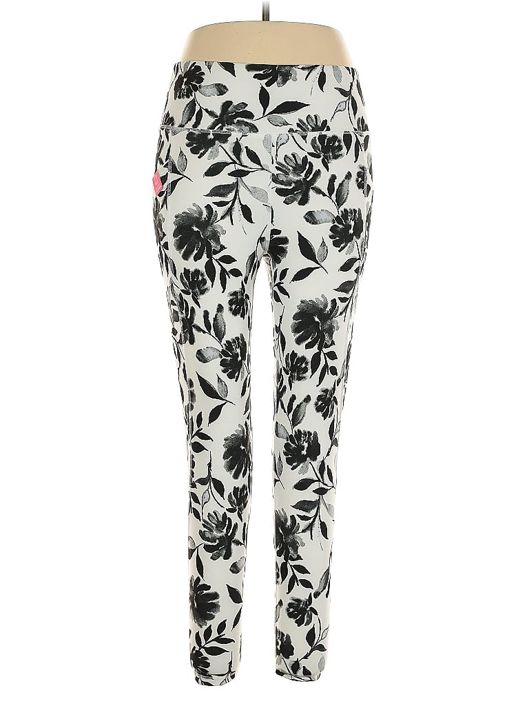 Marika Print White Active Pants Size XL - photo 1