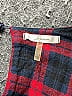 Soprano 100% Cotton Plaid Red Casual Dress Size L - photo 3