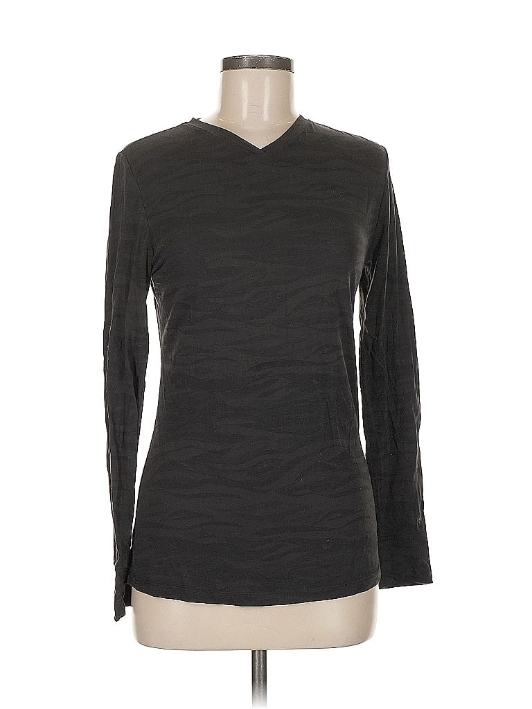 Cuddl Duds Gray Long Sleeve T-Shirt Size M - photo 1