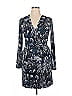 Jennifer Lopez Paisley Blue Cocktail Dress Size L - photo 1