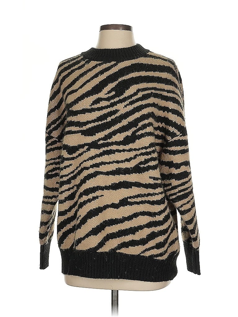 Pre-owned Sanctuary Pullover Sweater In Brown