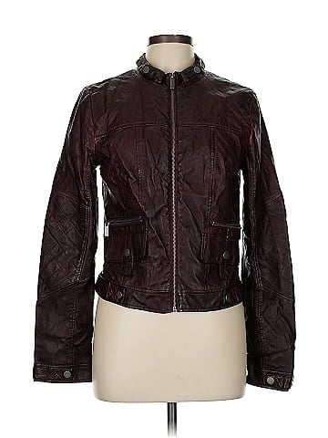 Blanc Noir Faux Leather Jacket (view 1)