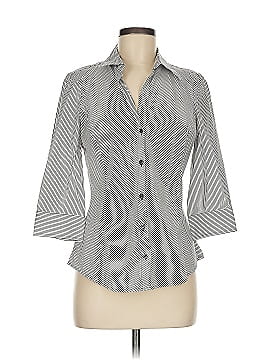 Express Design Studio 3/4 Sleeve Button Down Shirt
