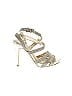 Glint Metallic Silver Gold Heels Size 6 - photo 1