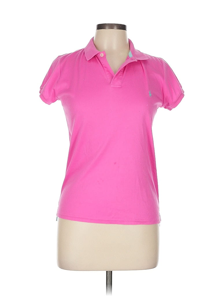 Ralph Lauren Sport 100% Cotton Pink Short Sleeve Polo Size L - photo 1