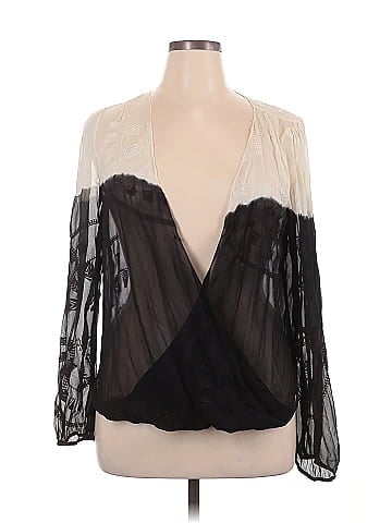 Twelfth Street by Cynthia Vincent 3/4 Sleeve Silk Top (view 1)