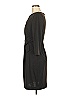 David Meister Solid Gray Black Cocktail Dress Size 6 - photo 5