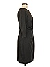 David Meister Solid Gray Black Cocktail Dress Size 6 - photo 4