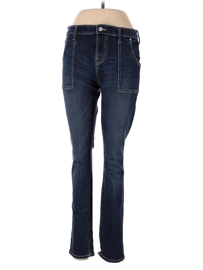 Gap Outlet Solid Blue Jeans Size 8 - photo 1