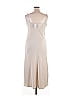 Ann Taylor LOFT 100% Polyester Ivory Casual Dress Size 14 - photo 2