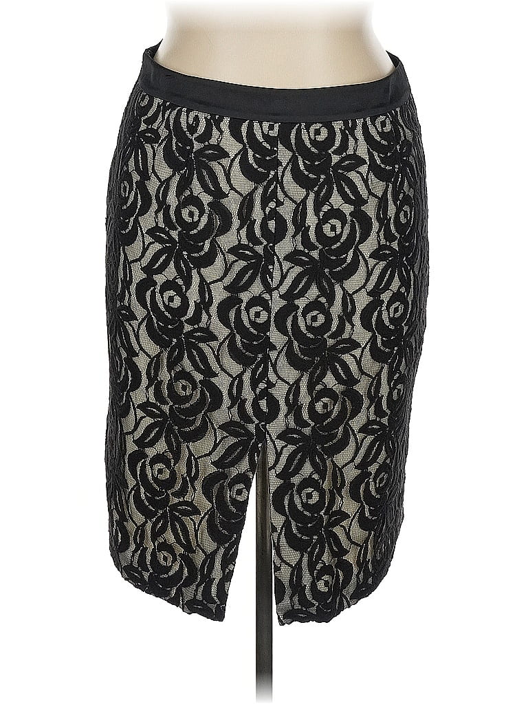 Pre-owned Ann Taylor Formal Skirt In Black