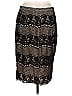 Eva Mendes by New York & Company Animal Print Black Formal Skirt Size 12 - photo 1