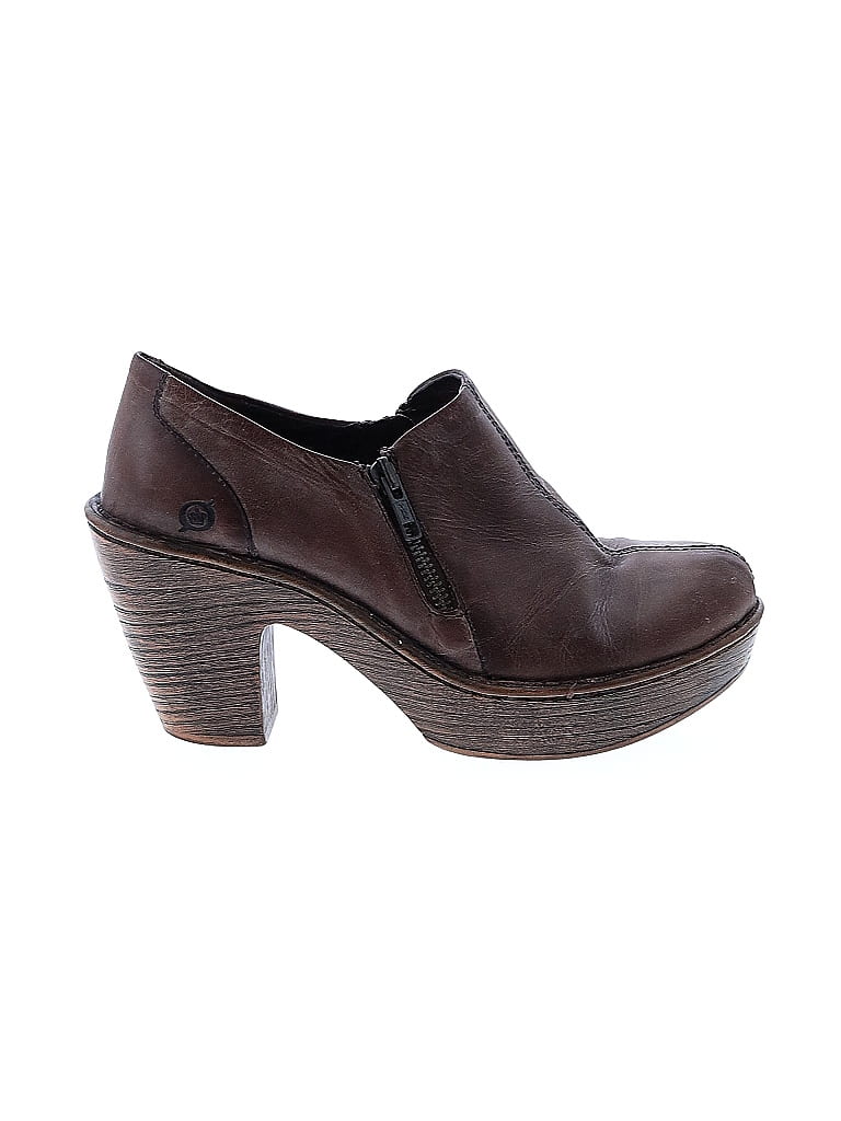 Born Brown Heels Size 8 - photo 1