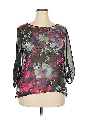 Studio Y 3/4 Sleeve Blouse (view 1)