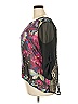 Studio Y Black 3/4 Sleeve Blouse Size XXL - photo 4