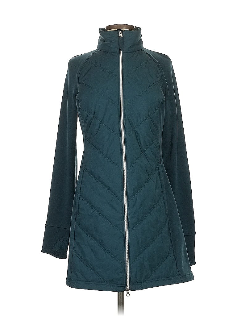 Fila Sport 100% Polyester Teal Coat Size S - photo 1
