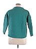 T by Talbots 100% Cotton Teal Pullover Sweater Size XL - photo 2