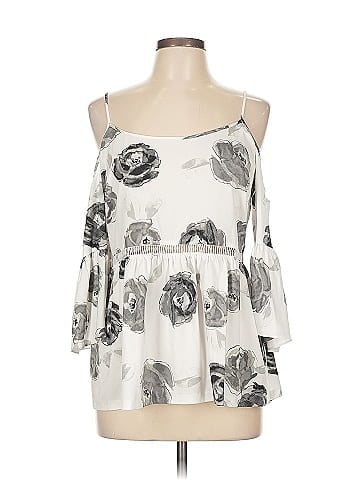 Kensie 3/4 Sleeve Blouse (view 1)