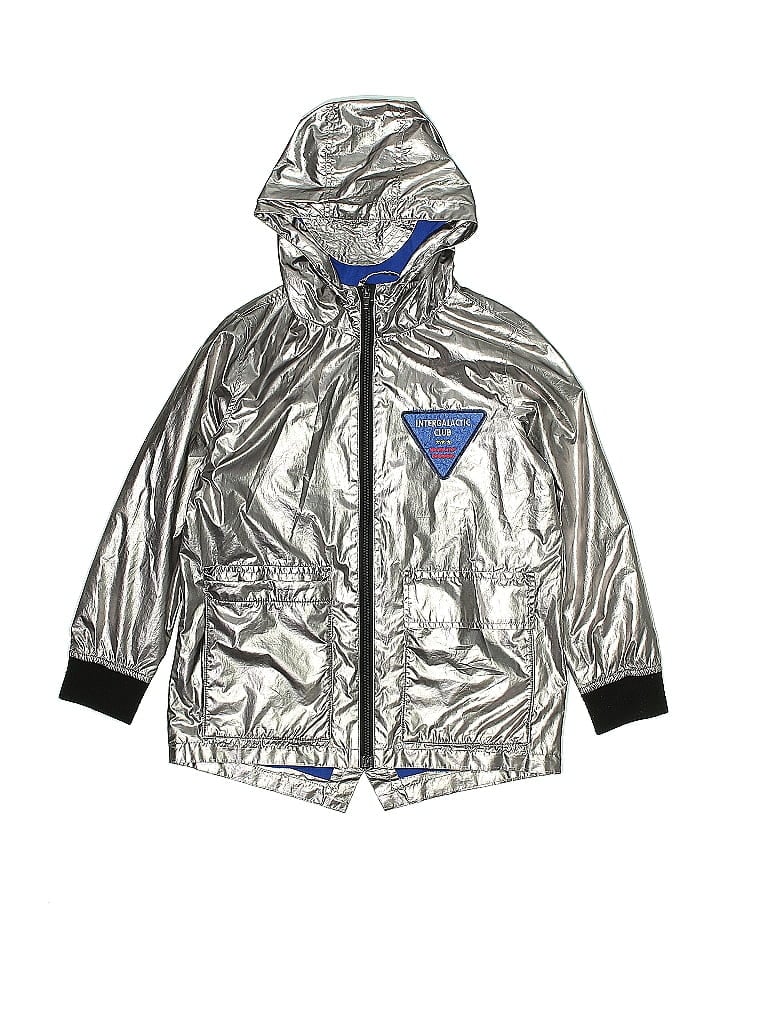 Tucker + Tate 100% Polyester Metallic Silver Jacket Size 7 (big kids) - photo 1