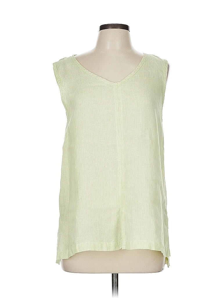 Flax Green Sleeveless Blouse Size 6 - photo 1