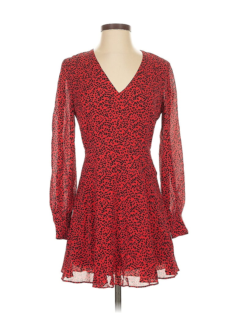 Pre-owned Alice And Olivia Alice + Olivia Cocktail Dress In Red