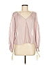 Urban Outfitters 100% Baumwolle Pink Long Sleeve Blouse Size M - photo 1