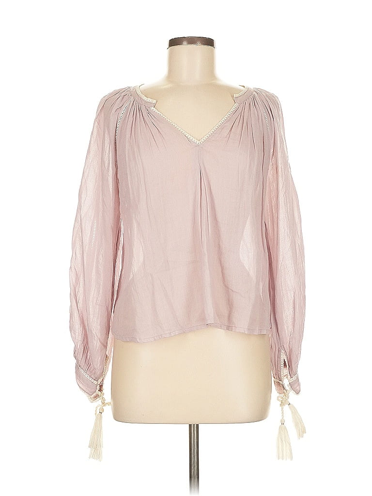 Urban Outfitters 100% Baumwolle Pink Long Sleeve Blouse Size M - photo 1