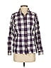 Duluth Trading Co. 100% Cotton Plaid Purple Long Sleeve Button-Down Shirt Size S - photo 1