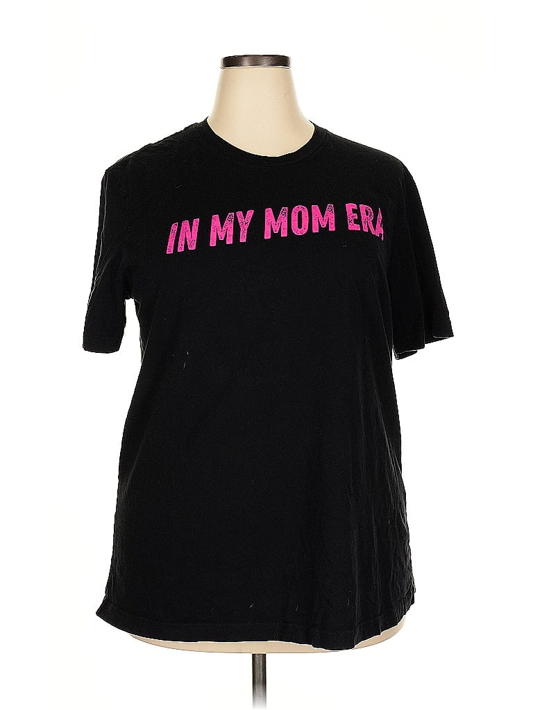Canvas 100% Cotton Black Short Sleeve T-Shirt Size 2X - photo 1