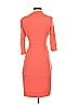 Donna Ricco Solid Orange Cocktail Dress Size 2 - photo 2