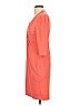 Donna Ricco Solid Orange Cocktail Dress Size 2 - photo 5