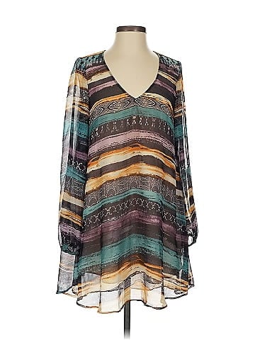 Lavender Brown Casual Dress (view 1)