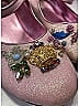 Dolce & Gabbana Floral Pink Embellished Mary Jane Flats Size EU 34 - photo 8