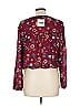 Jack by BB Dakota 100% Polyester Burgundy Long Sleeve Blouse Size L - photo 2
