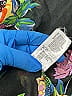 Lucky Leaves 100% Polyester Black Kimono Size M - photo 4