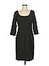 David Meister Solid Black Cocktail Dress Size 6 - photo 1