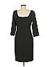 David Meister Solid Black Cocktail Dress Size 6 - photo 2