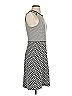 Ann Taylor LOFT Outlet Houndstooth Gray Casual Dress Size 2 - photo 4