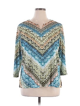 Alfred Dunner 3/4 Sleeve Top