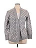 Isaac Mizrahi LIVE! Polka Dots Gray Cardigan Size L - photo 1