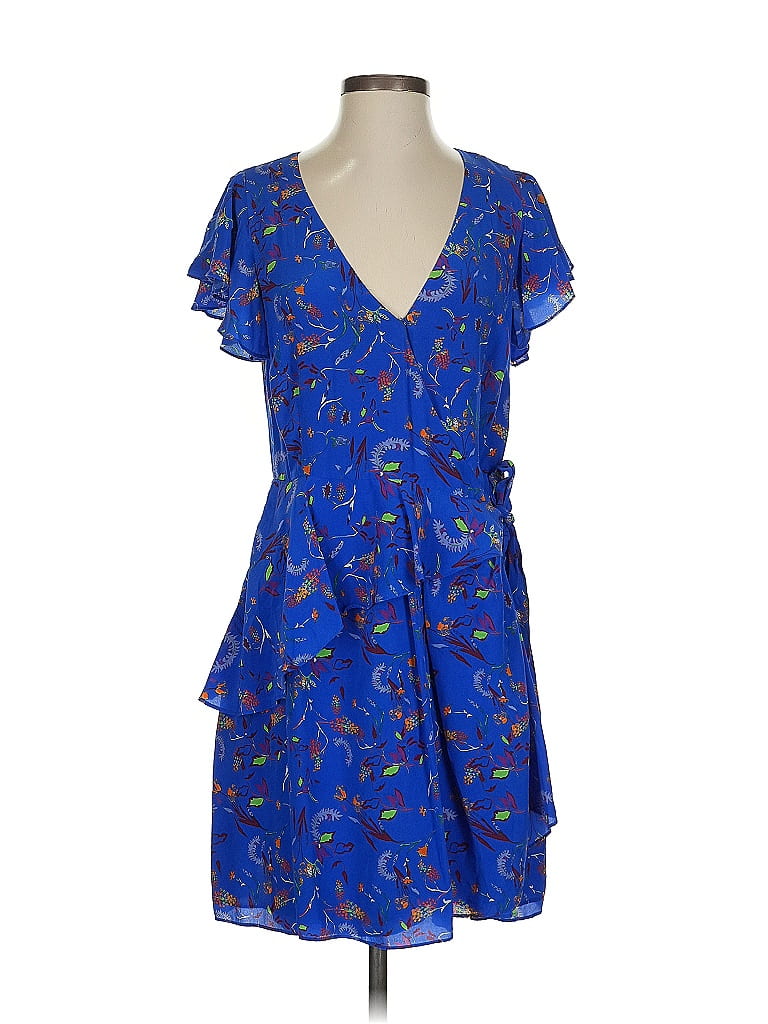 Tanya Taylor 100% Silk Paisley Blue Casual Dress Size 4 - photo 1