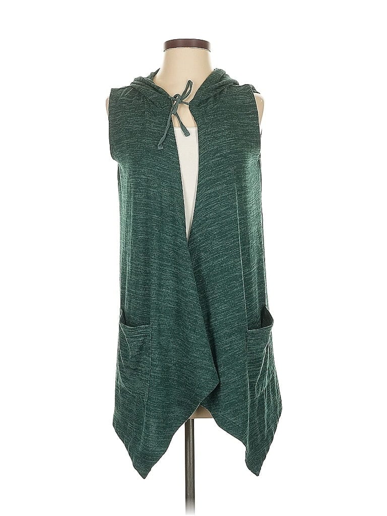 LOGO by Lori Goldstein Green Sweater Vest Size XXS - photo 1